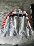 Adidas trainingspak - Wit/Zwart/Oranje - Maat UK 38/40, Kleding | Heren, Sportkleding, Fitness, Maat 48/50 (M), Wit, Ophalen of Verzenden