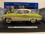 Wartburg 311 Coupe limegreen Revell metal 1:18 KRD, Ophalen of Verzenden, Zo goed als nieuw, Auto, Revell