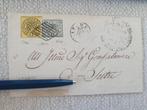 Italië brief 4 en 2 baj 1863 Gonfaloniere Governo Pontificio, Ophalen of Verzenden