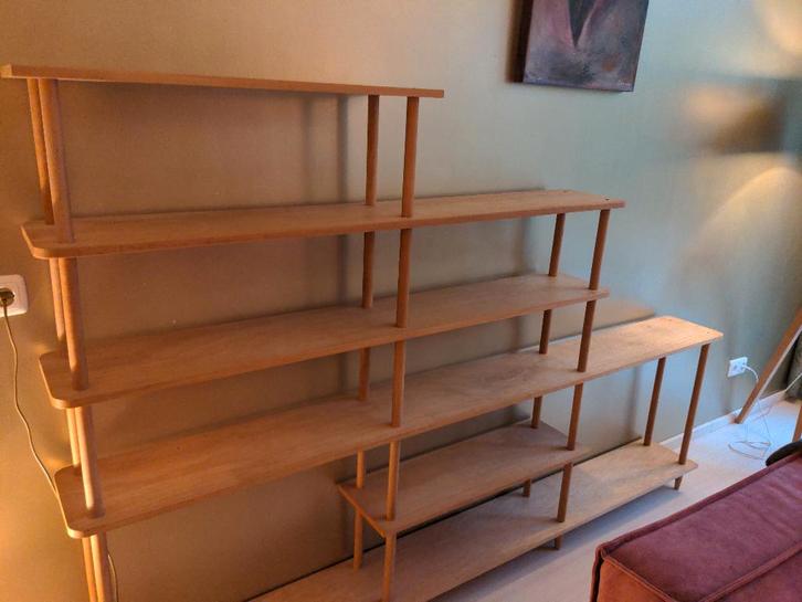 Originele Stokkenkast, Huis en Inrichting, Kasten | Wandmeubels, Gebruikt, 100 tot 150 cm, 200 tot 250 cm, Minder dan 25 cm, Overige houtsoorten