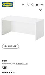 IKEA Billy bovendeel 80x40x35 (2x), Huis en Inrichting, Ophalen, 50 tot 100 cm, Zo goed als nieuw, Minder dan 100 cm