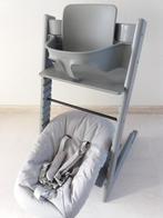 Stokke Tripp Trapp stoel, met newbornset en babyset, Ophalen, Gebruikt, Meegroeistoel, Stoelverkleiner