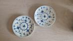 Royal Copenhagen blue fluted 2x saucers, Ophalen of Verzenden