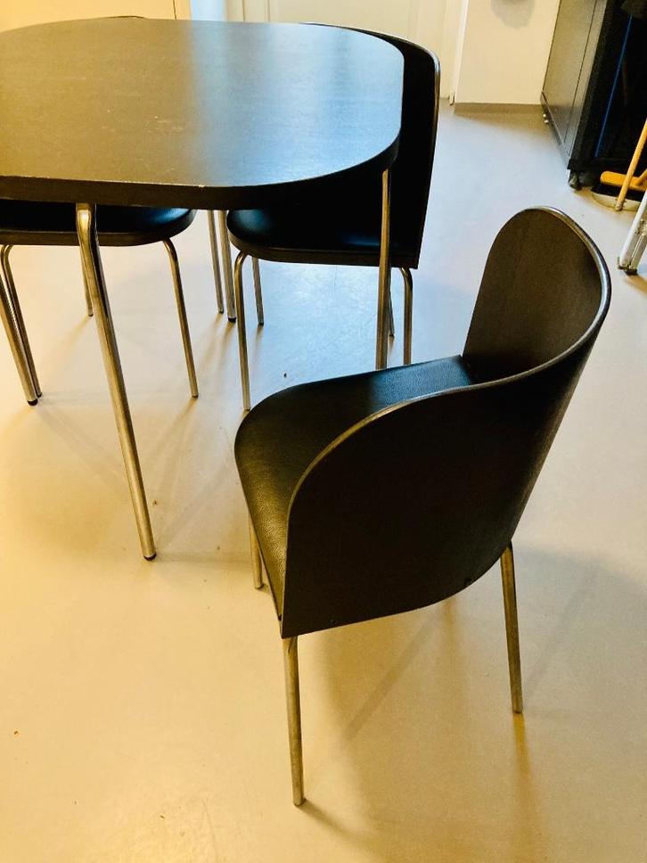 gezocht fusion set IKEA, Huis en Inrichting, Tafels | Eettafels, Gebruikt, 50 tot 100 cm, 50 tot 100 cm, Vier personen, Rond, Ophalen of Verzenden