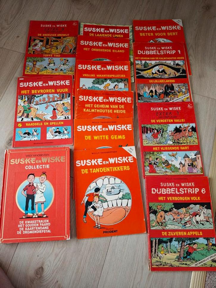 Ruim 100 Suske en Wiske stripboeken, Boeken, Stripboeken, Gelezen, Meerdere stripboeken, Ophalen of Verzenden