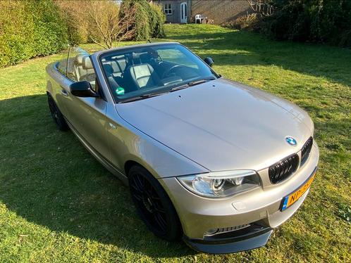 BMW 1-Serie (e87) 2.0 118I Cabrio AUT 2008 Grijs, Auto's, BMW, Particulier, 1-Serie, ABS, Airbags, Airconditioning, Alarm, Android Auto