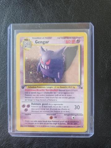 Pokemon Gengar 1st Edition Dutch holo kaart beschikbaar voor biedingen