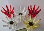 Vintage Lucite Lotus Kandelaars Friedel - 5 stuks, Ophalen of Verzenden, Gebruikt, Overige materialen, Minder dan 25 cm