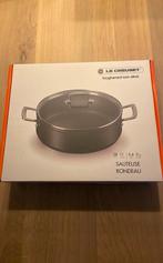 La creuset hapjespan 28cm met deksel, Ophalen of Verzenden, Keramische plaat, Koekenpan of Braadpan, Nieuw