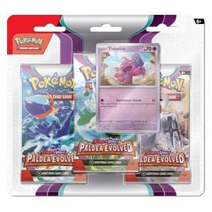 2x Blister - Paldea Evolved 3-Pack - Tintatink (Sealed), Hobby en Vrije tijd, Verzamelkaartspellen | Pokémon, Nieuw, Verzenden