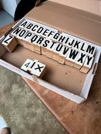 Stempel alfabet van hout, Ophalen, Zo goed als nieuw, Houten stempel