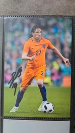 10x15cm foto originele handtekening Berghuis AJAX, Ophalen of Verzenden, Zo goed als nieuw, Ajax, Spelerskaart