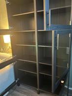 Zwarte IKEA Buffetkast, Huis en Inrichting, Kunststof, Gebruikt, 100 tot 150 cm, Ophalen of Verzenden
