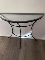 Sidetable glas, Huis en Inrichting, Ophalen, Gebruikt, 50 tot 100 cm, Glas