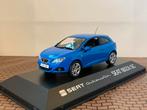 Seat Ibiza SC 2008 3-Drs Blauw Fisher models 1:43, Hobby en Vrije tijd, Modelauto's | 1:43, Ophalen of Verzenden, Zo goed als nieuw