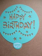 Teken sjabloon - Taart sjabloon. Happy Birthday., Hobby en Vrije tijd, Tekenen, Ophalen of Verzenden, Nieuw, Overige typen