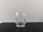 Ferm Living Ripple Glas Helder Laag Los, Glas of Glazen, Ophalen of Verzenden, Overige stijlen, Glas