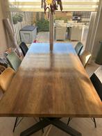 Rechthoekige Eettafel, Ophalen, Gebruikt, Eikenhout, 50 tot 100 cm