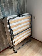 Vouwbed / logeerbed / opklapbed, Huis en Inrichting, Ophalen, 90 cm, Eenpersoons, Zwart
