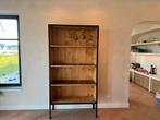 Houten kast met metalen frame (van dijk en co), Ophalen, Gebruikt, 200 cm of meer, 50 tot 100 cm