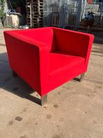 Grote rode fauteuil - Gerard van de Berg - design, Huis en Inrichting, Fauteuils, Ophalen, Niet bekend, Design, 75 tot 100 cm