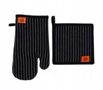 Partij Masterchef ovenwanten en pannenlappen set, NHP International, Sales@nhp-international.com, Zwart, Overige typen