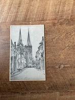 Ansichtkaart Bergkerk Deventer, Verzamelen, Ansichtkaarten | Nederland, Ophalen of Verzenden, Voor 1920, Ongelopen, Overijssel