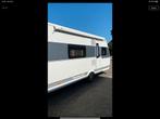 Hobby 495 WFB Excellent met mover airco voortent en luifel, Standaardzit, Hobby, Frans bed, 7 tot 8 meter
