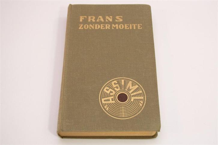 Frans Zonder Moeite — Vintage Taalcursus Assimil [1952], Boeken, Taal | Frans, Gelezen, Ophalen of Verzenden