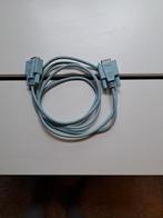 Te koop : gebruikte dvi-kabel met (contra-)stekkers blauw., Ophalen of Verzenden, Gebruikt