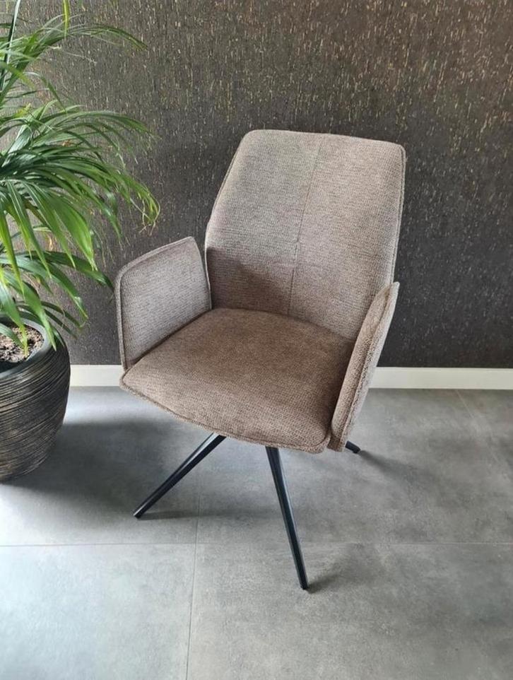 Nieuwe Draaibare Eetkamerstoelen Grijs - Tot 55% Korting!, Huis en Inrichting, Stoelen, Nieuw, Vijf, Zes of meer stoelen, Metaal