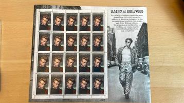 Postzegels James Dean  beschikbaar voor biedingen