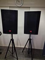 LEM T5A Actieve Speakers met Proel Statieven, Verzenden, Gebruikt, Front, Rear of Stereo speakers, Overige merken