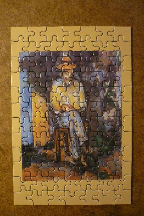 Waddingstons Paul Cézanne '' THE GARDENER '' 84 stukjes., Hobby en Vrije tijd, Denksport en Puzzels, Gebruikt, Legpuzzel, Minder dan 500 stukjes