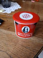 Vintage Ovaal blik Willem II 50 Extra  Senoritas,(adv.306), Ophalen of Verzenden, Gebruikt, Tabaksdoos of Verpakking