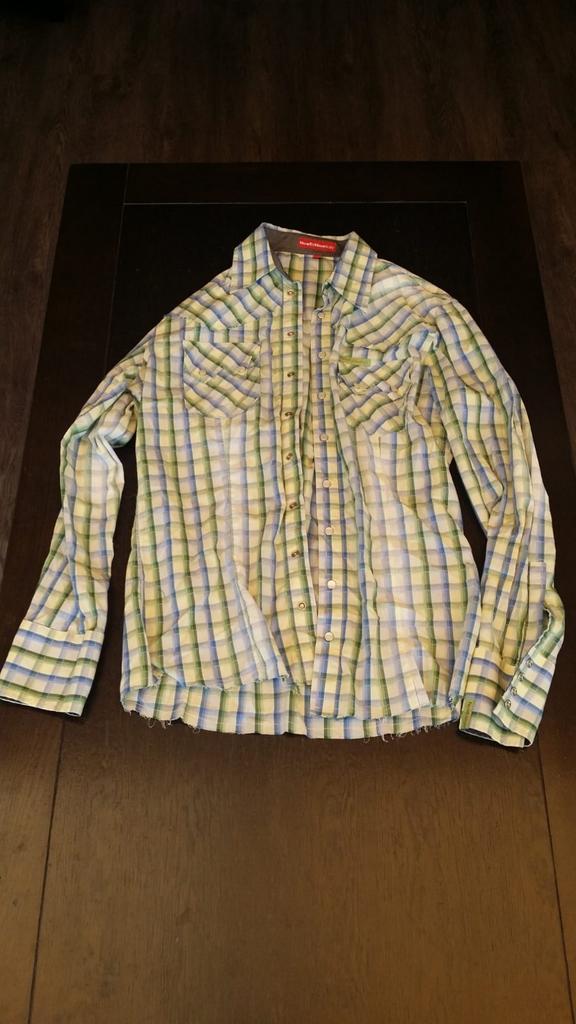 Groen Geruit Overhemd, Kleding | Heren, Overhemden, Zo goed als nieuw, Halswijdte 39/40 (M), Groen, Ophalen of Verzenden