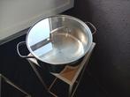 Hele mooie Masterchef kookpan met glazen deksel, Ophalen of Verzenden, Zo goed als nieuw, Rvs, Kookpan of Snelkookpan