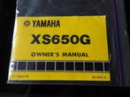 instructieboek Yamaha XS650G, Motoren, Handleidingen en Instructieboekjes, Verzenden, Yamaha