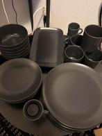 IKEA servies set (zwart, 28-delig), Ophalen, Nieuw, Overige stijlen, Bord(en)