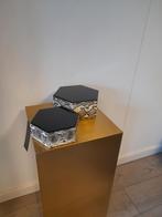 Richmond Interiors juwelenbox Penny set van 2 slangenleer, Nieuw, Ophalen of Verzenden, Hardcase, Zwart
