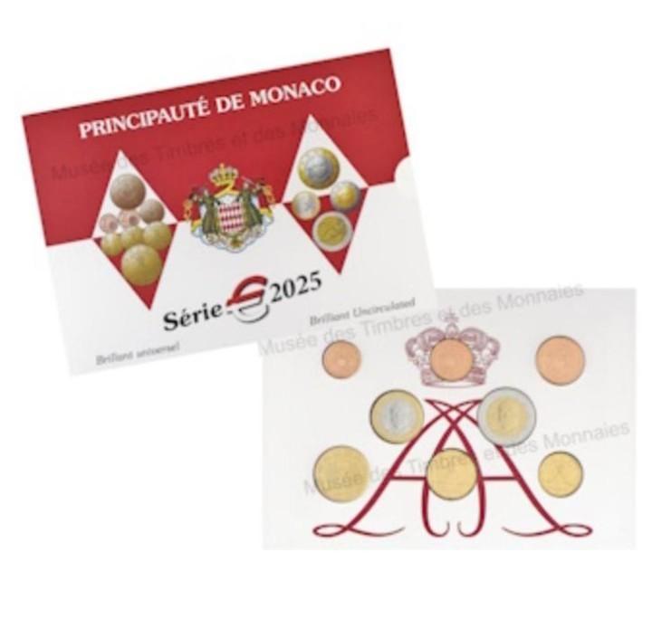 Monaco 2025 Euro Set 1 cent tm 2 euro munt, Postzegels en Munten, Munten | Europa | Euromunten, Setje, 2 euro, Monaco, Ophalen of Verzenden