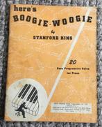 Stanford King - here’s BOOGIE WOOGIE  bladmuziek piano, Ophalen of Verzenden, Zo goed als nieuw, Artiest of Componist, Piano