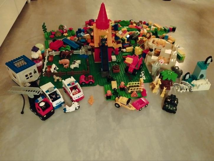 Grote verzameling Lego Duplo, ruim 9 kilo, Kinderen en Baby's, Speelgoed | Duplo en Lego, Zo goed als nieuw, Duplo, Losse stenen