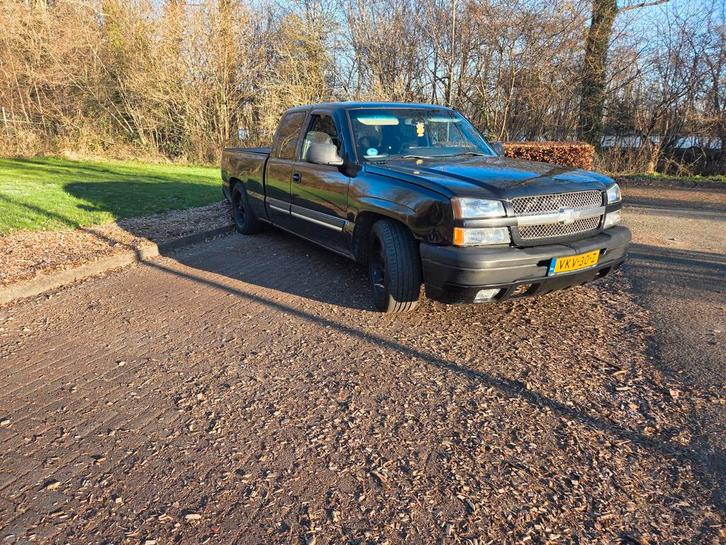 Chevrolet silverado  2004   met lange apk, Auto's, Bestelauto's, Particulier, Chevrolet, LPG, Euro 4, Automaat, Geïmporteerd, Zwart