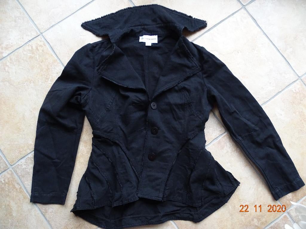 DIDIER PARAKIAN zwarte jasje maat 36/38, Kleding | Dames, Zwart, Ophalen of Verzenden, Zo goed als nieuw, DIDIER PARAKIAN
