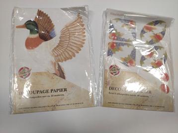 Decoupage papier afbeeldingen eenden fruit beschikbaar voor biedingen