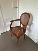 6 Antieke Eetkamerstoelen met Armleuningen en Kussens, Antiek en Kunst, Ophalen of Verzenden