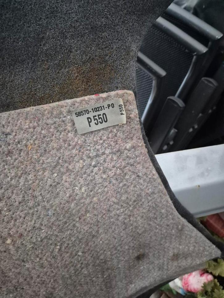 Toyota Starlet p7 kofferbak bekleding. Stof., Auto diversen, Automatten, Ophalen of Verzenden