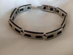 Stainless steel stijlvolle armband met manchetknoop, Sieraden, Tassen en Uiterlijk, Armbanden, Ophalen of Verzenden, Nieuw, Zilver
