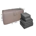 Hoes voor tuinkussens 2x, Tuin en Terras, Tuinmeubel-accessoires, Ophalen of Verzenden, Zo goed als nieuw